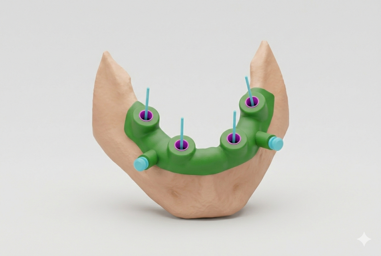 Bone Supported surgical guide