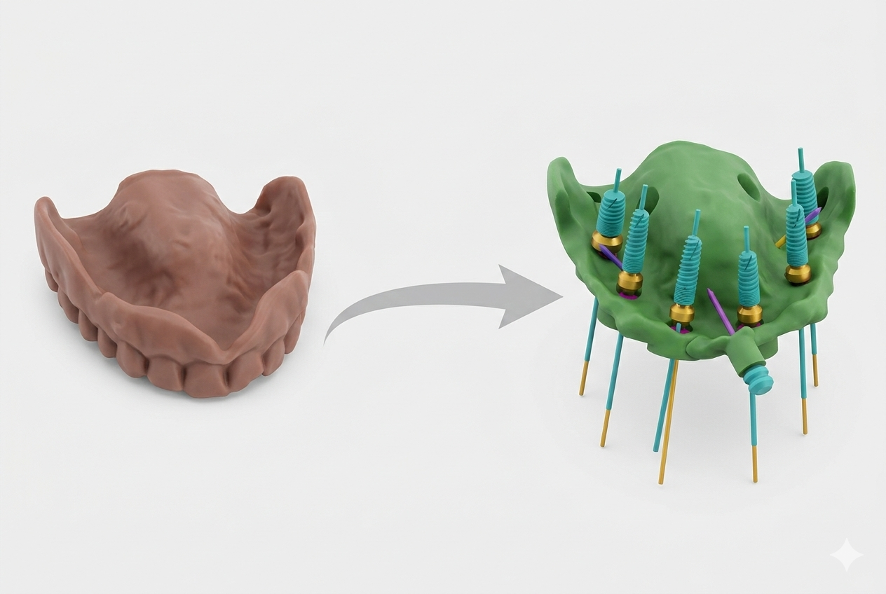 Tissue Supported surgical guide