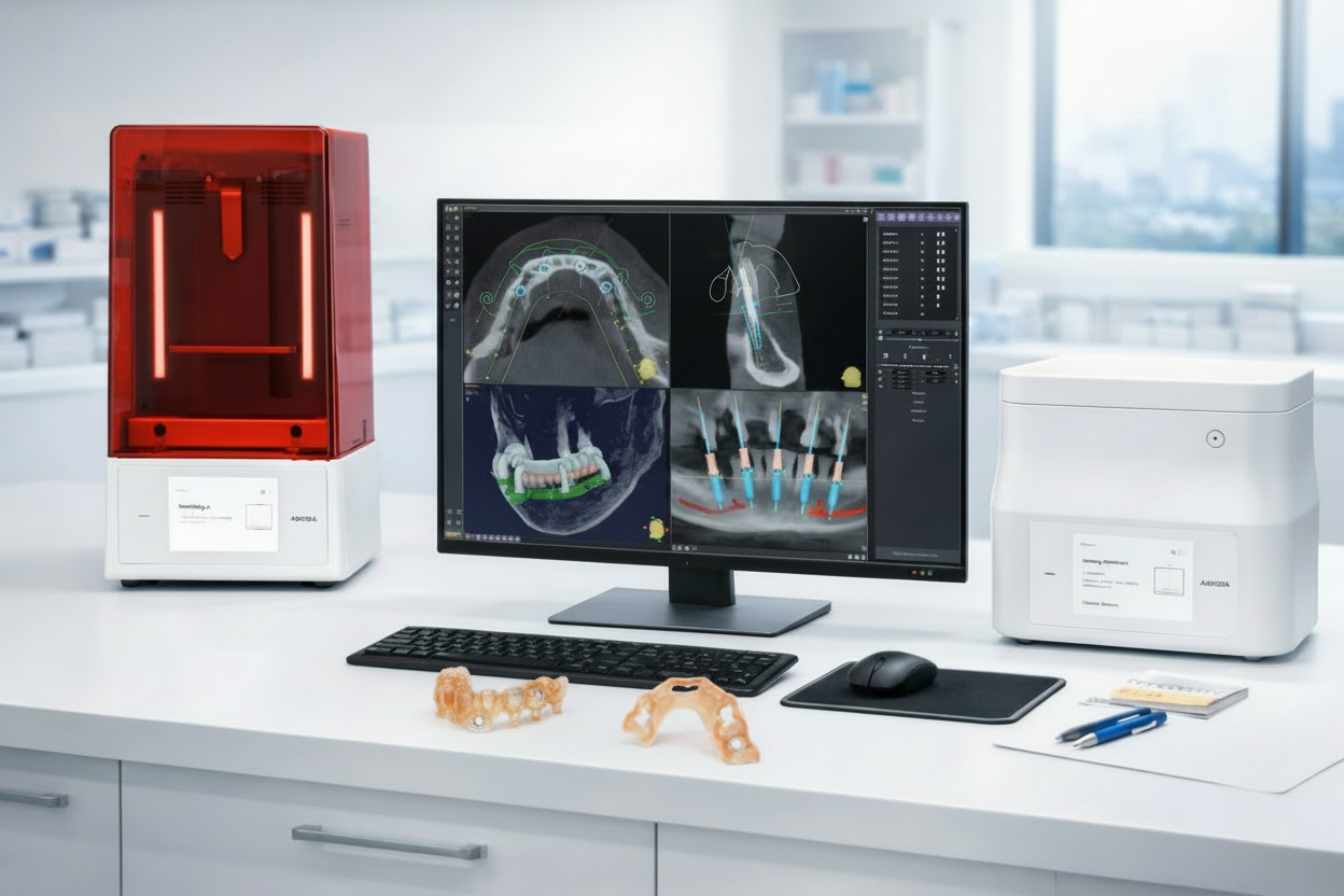 ProDigiDent dental laboratory with surgical guides and implant planning technology
